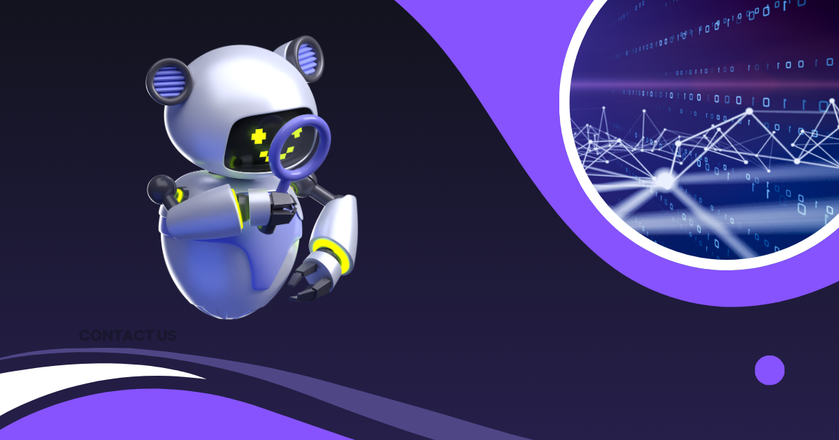 Purple White Modern The Power Of AI In Marketing Facebook Post