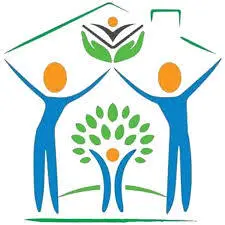 SAYYA Health emblem showing stylized hands and tree representing health and community development client.