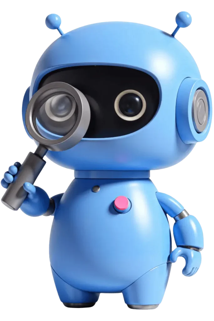 3D tech mascot graphic illustrating full lifecycle application development, legacy modernization, and system integration services