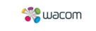 Wacom logo representing digital pen tablets and signature pads.