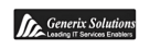 Generix Solutions logo representing custom ERP, HRMS, and microfinance core products.